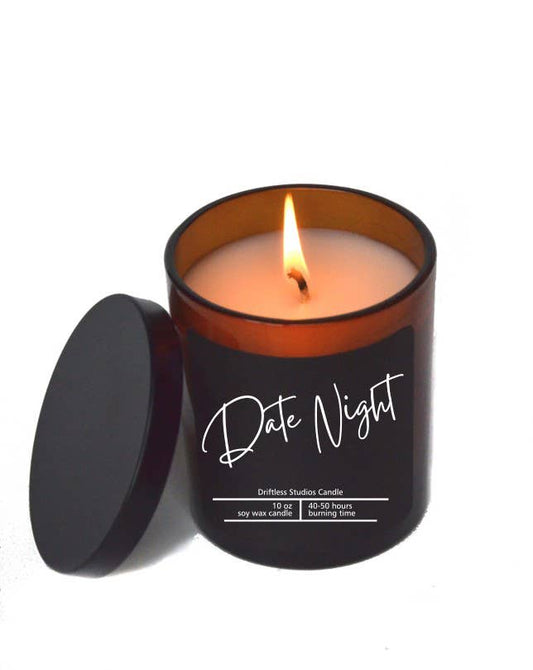 Date Night Soy Wax Valentines Day Candle - 10 oz