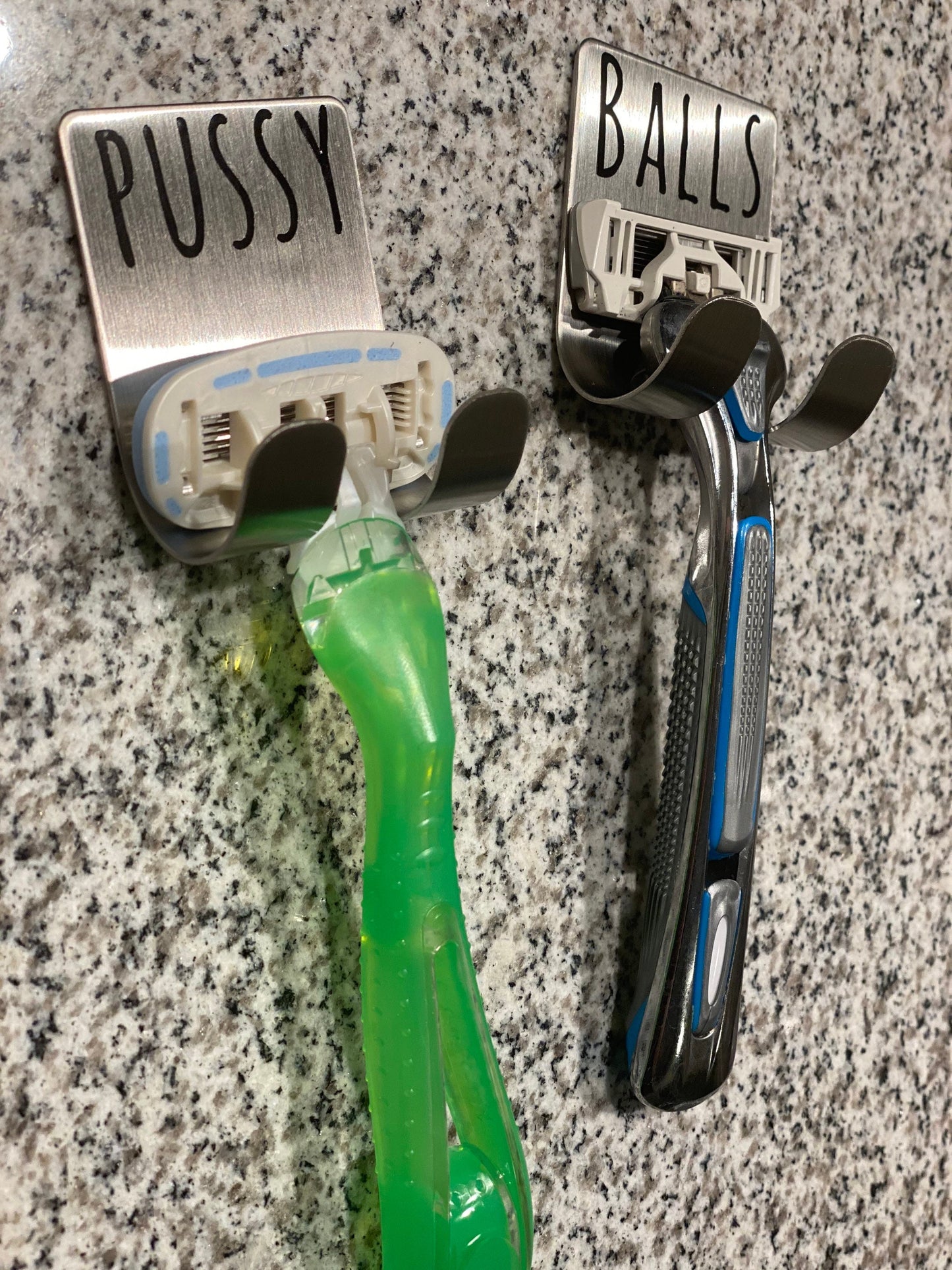 Balls and Pussy, Razor Holders