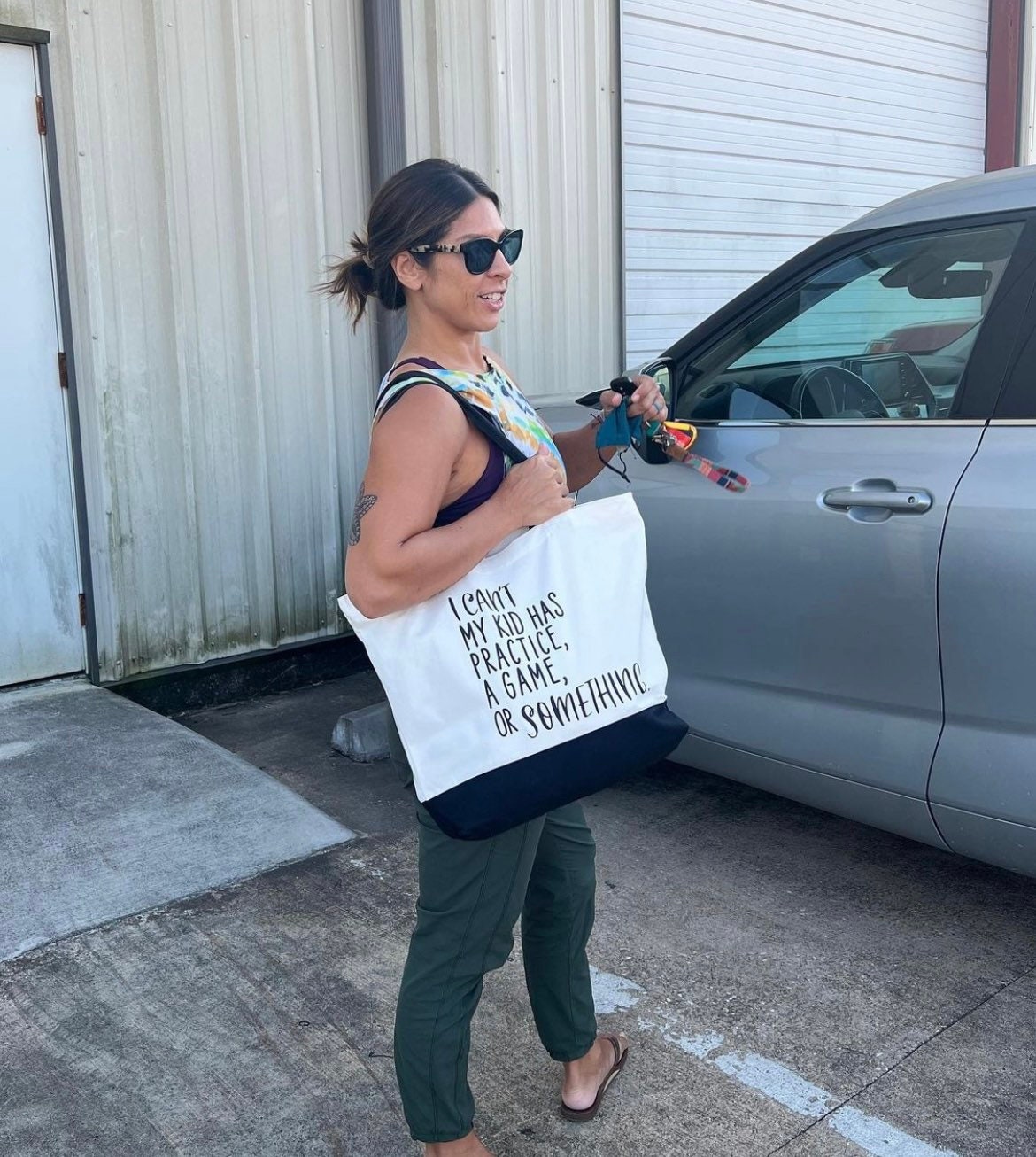 I can’t my kid has practice, a game, or something, Tote Bag