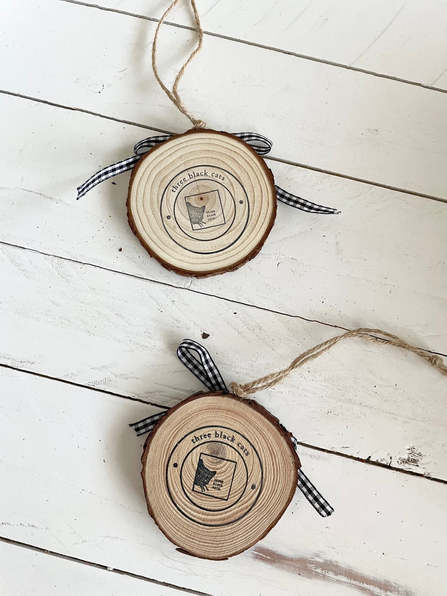 Chicken Tender, wood Slice Christmas Ornament