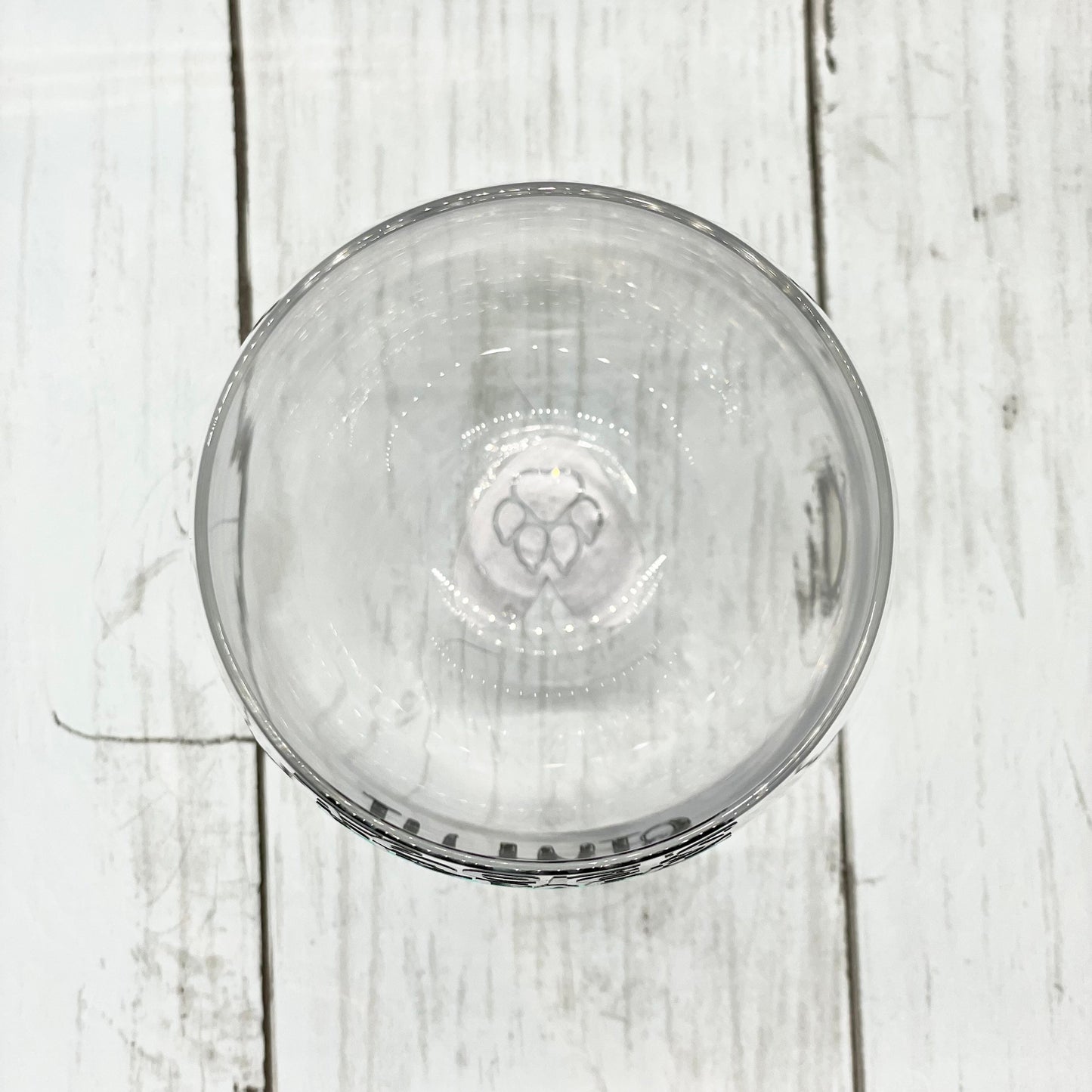 There's Probably Dog Hair In This, 20.5 Stemless wine glass with Paw Print surprise on bottom