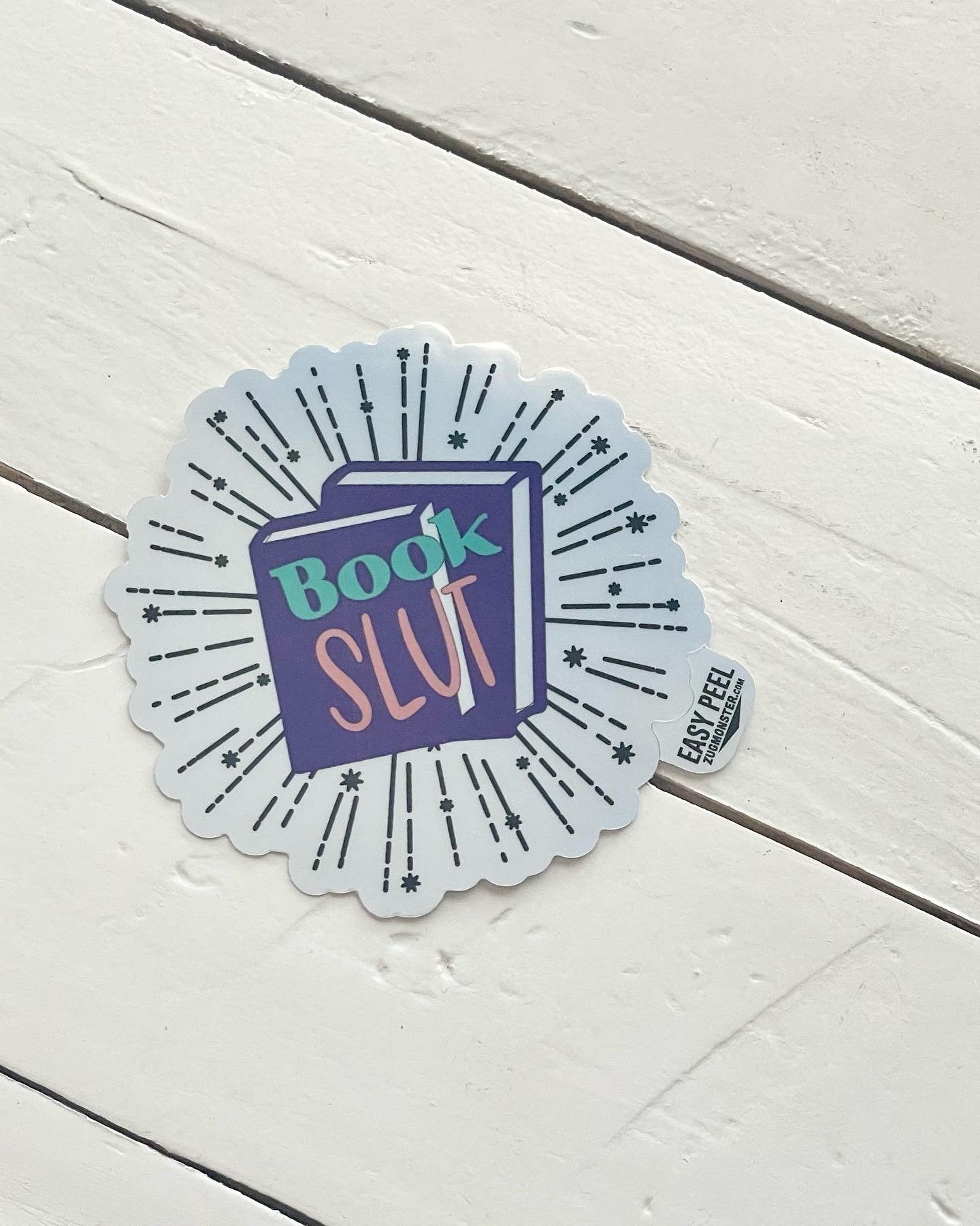 Book Slut, 3” Chrome Sticker