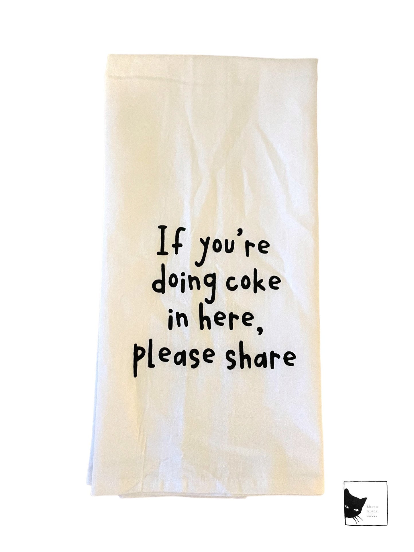 If you’re doing coke in here please share, Hand towel