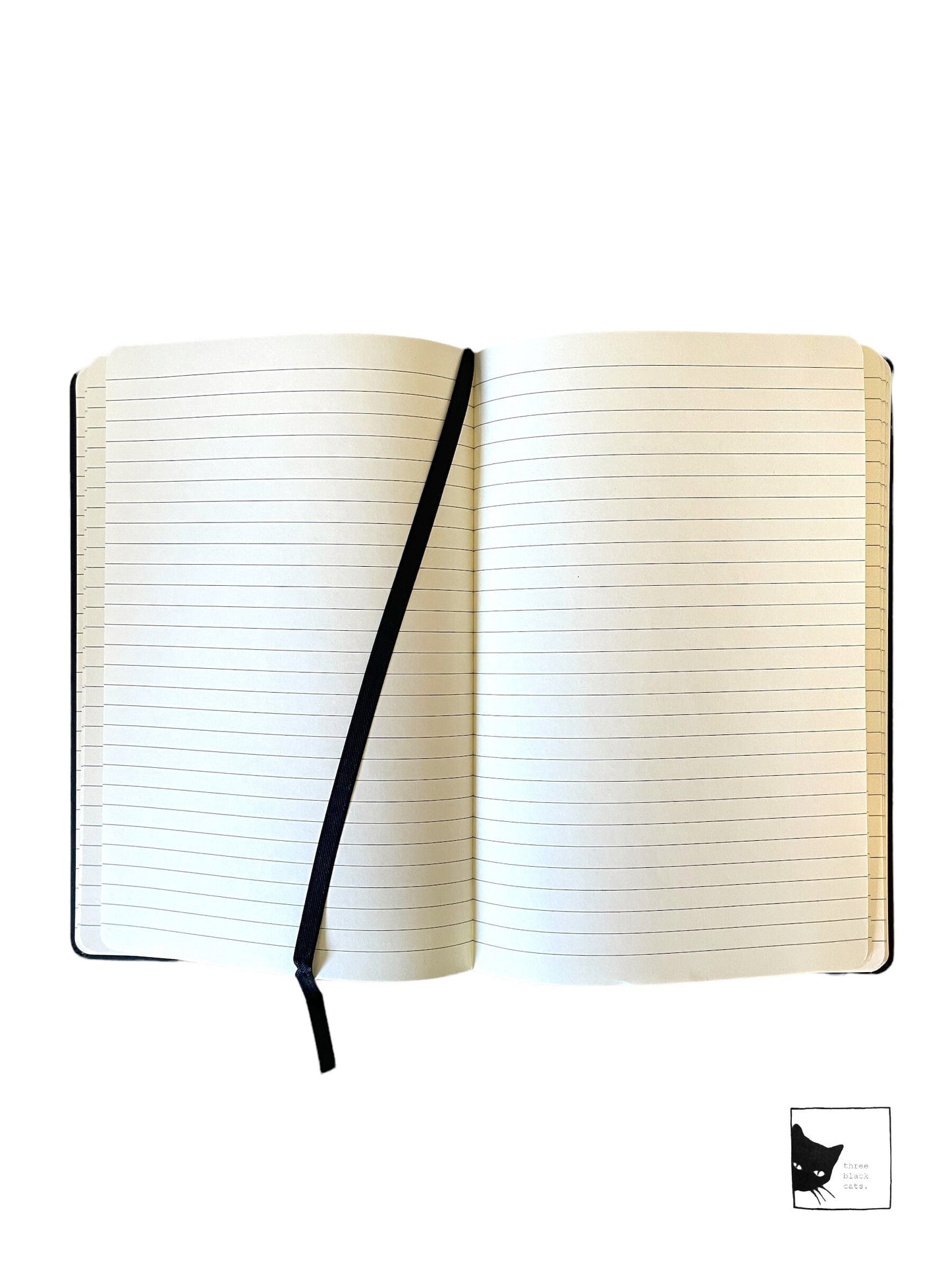 My boss is an asshole, Black Lined Journal