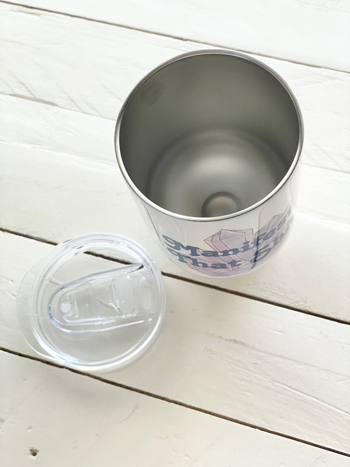 Manifest That Shit 12oz Insulated Steel Wine Tumbler