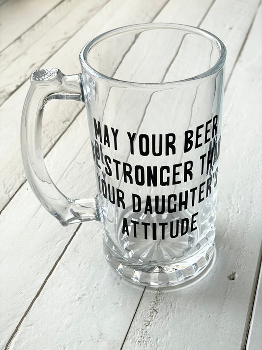 Tough Love 16oz Beer Mug