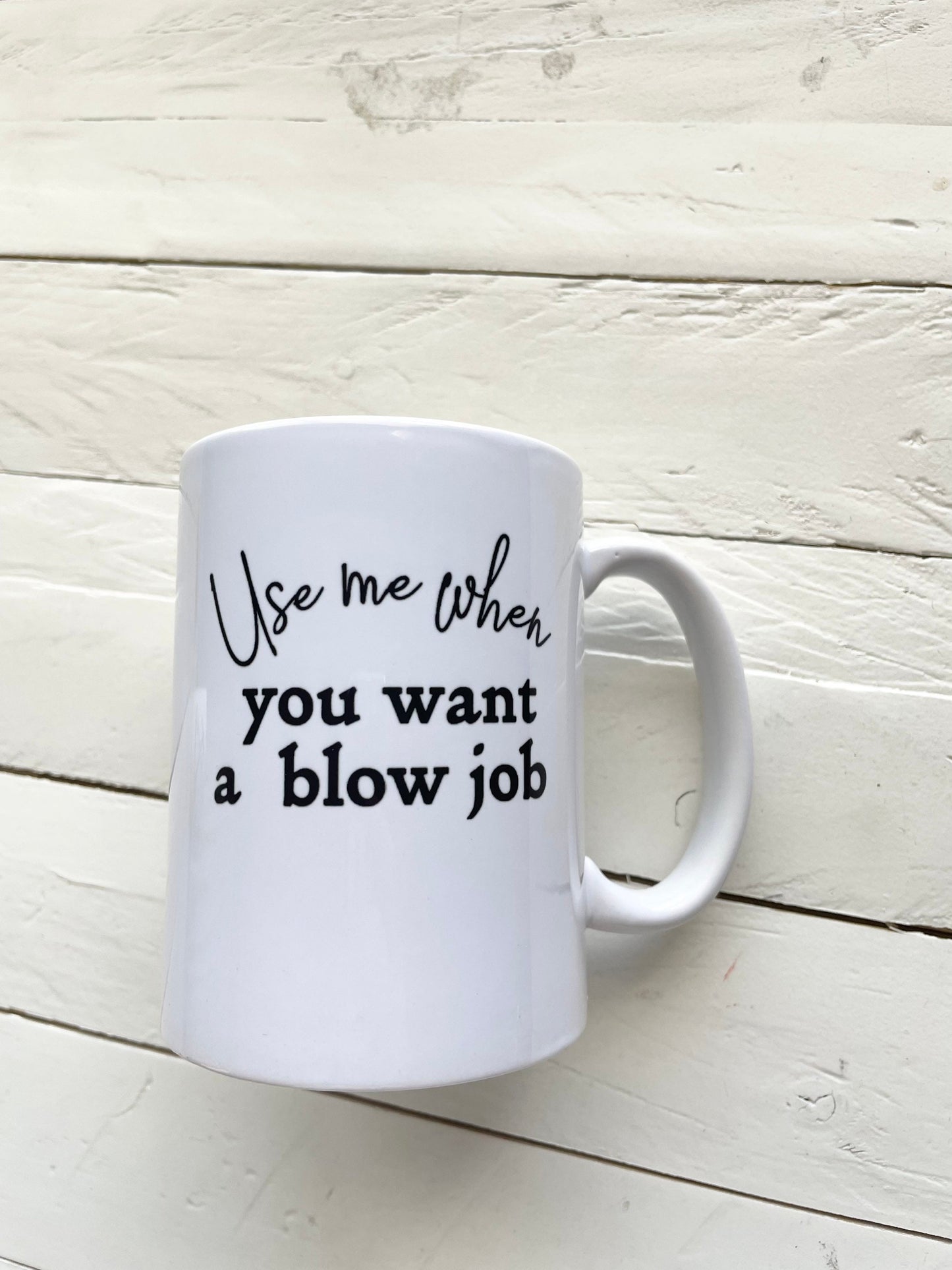 Bold Humor Double-Sided Coffee Mug - 15oz Dishwasher Safe