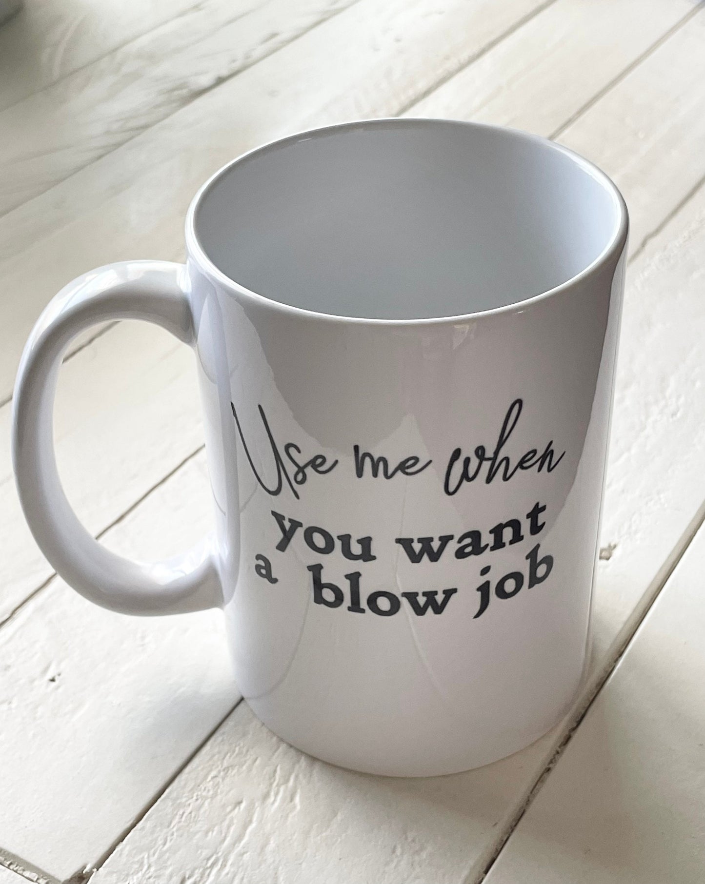 Bold Humor Double-Sided Coffee Mug - 15oz Dishwasher Safe