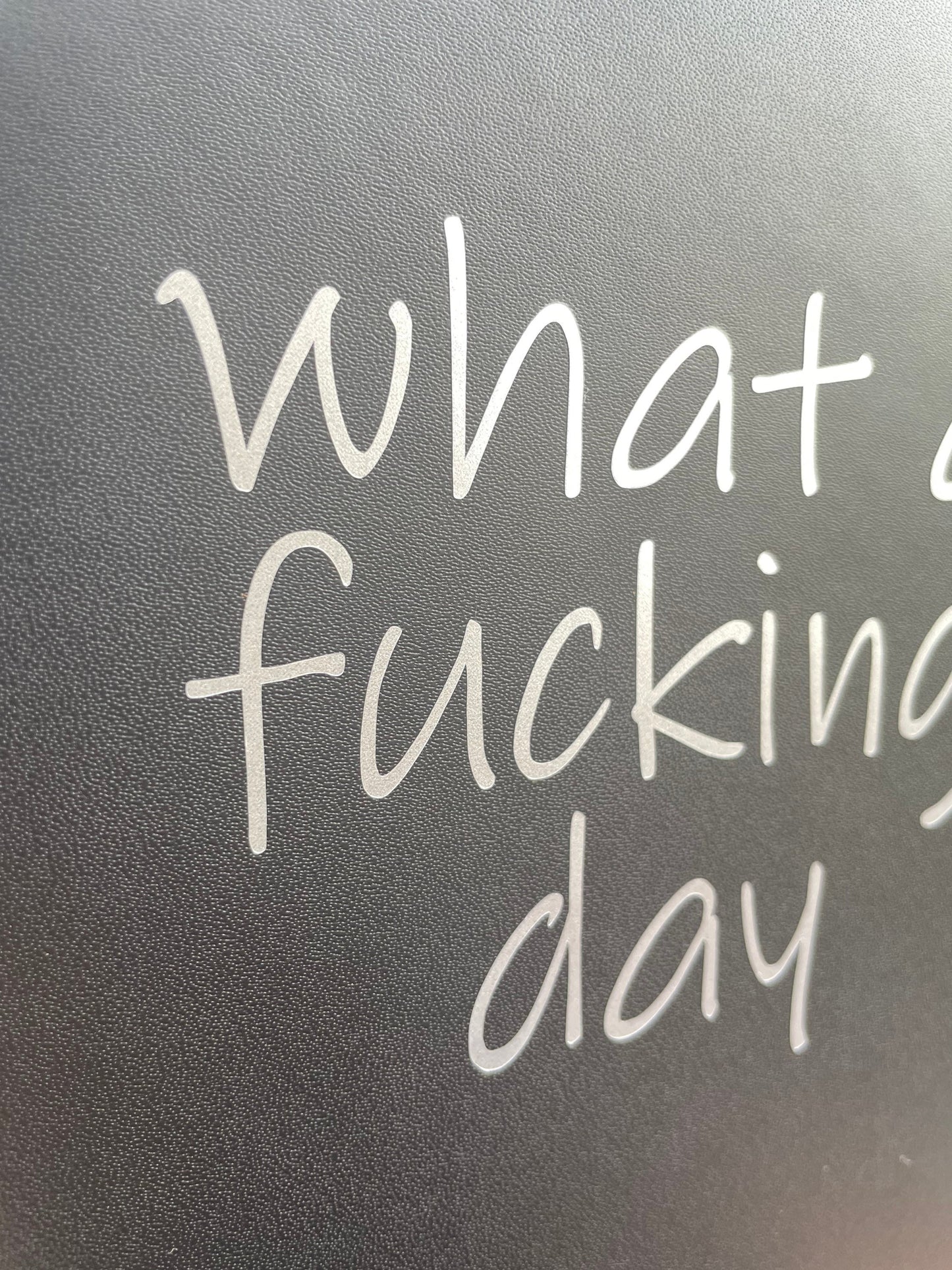 What a fucking day, Black Lined Journal