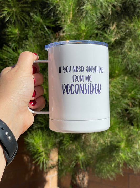 12oz ThreeBlackCats Insulated Camp Mug - Stylish & Leak Proof