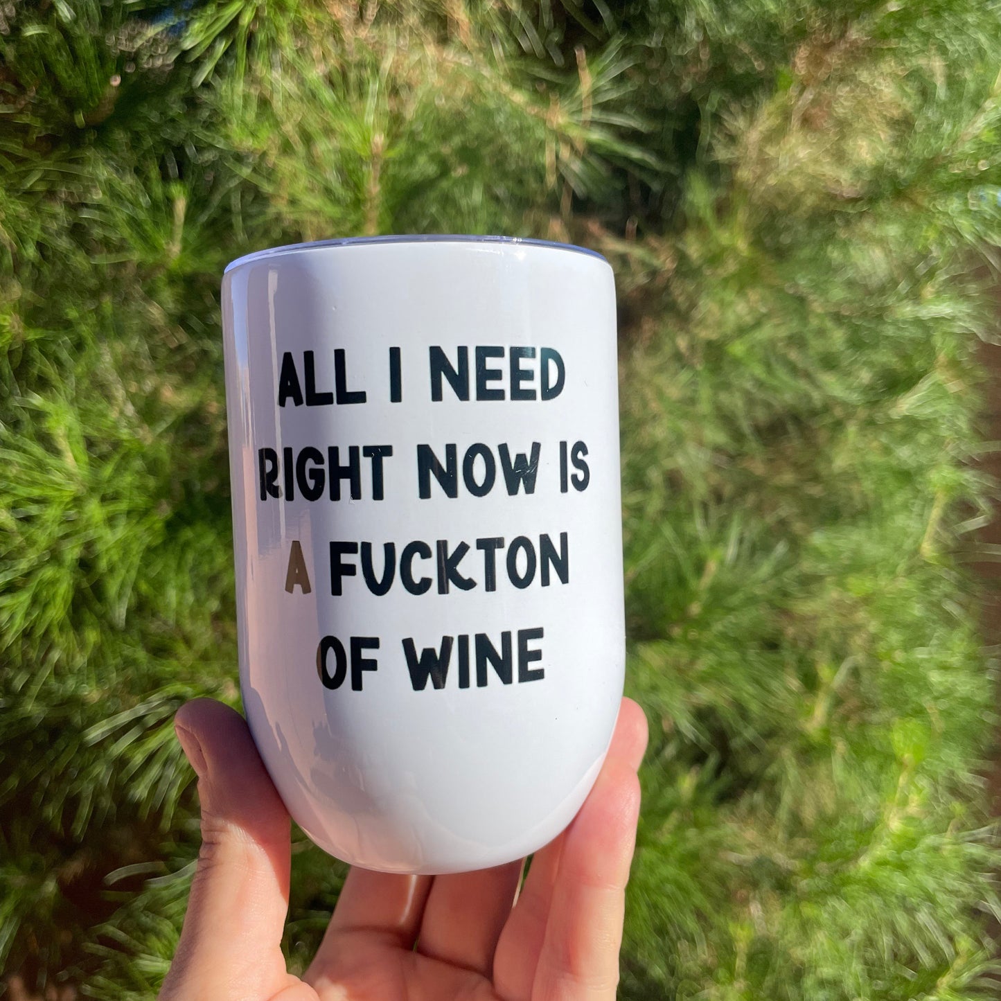 Stylish 12oz Stainless Steel Wine Travel Tumbler