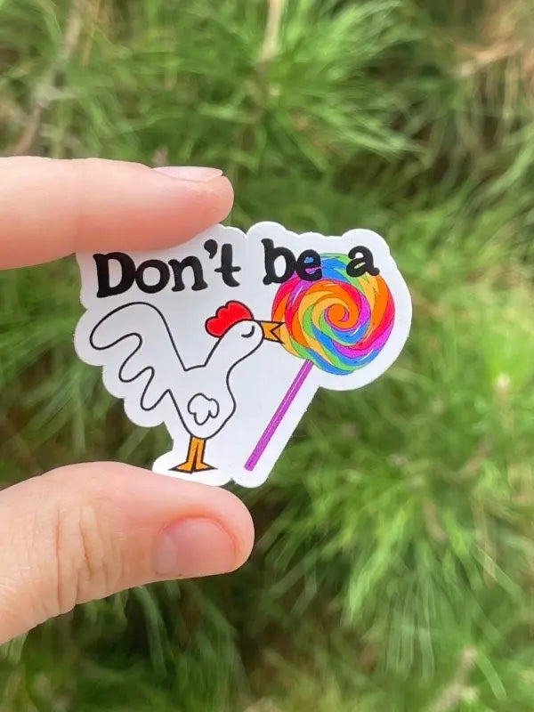 Don’t be a Cock Sucker, 2" Sticker Three Black Cats