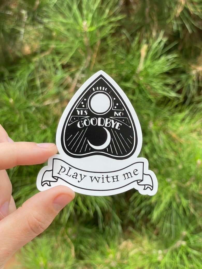 Play with Me Planchette, 3” Sticker