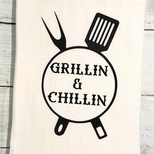 Grillin & Chillin, Hand Towel