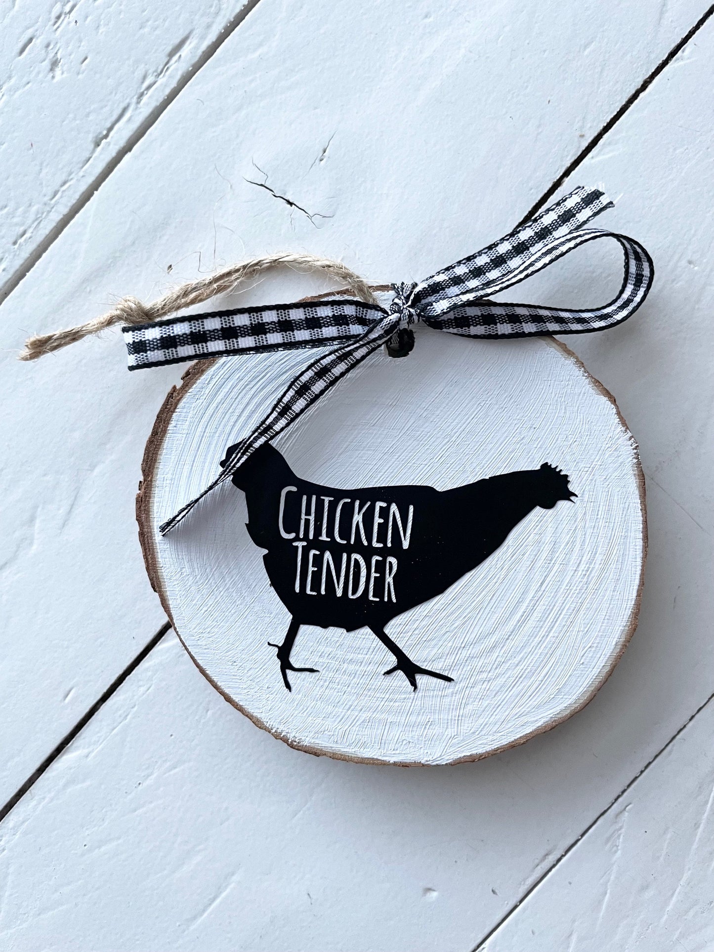 People who take care of chickens are literally Called chicken tenders, Tea Towel & Or Ornament
