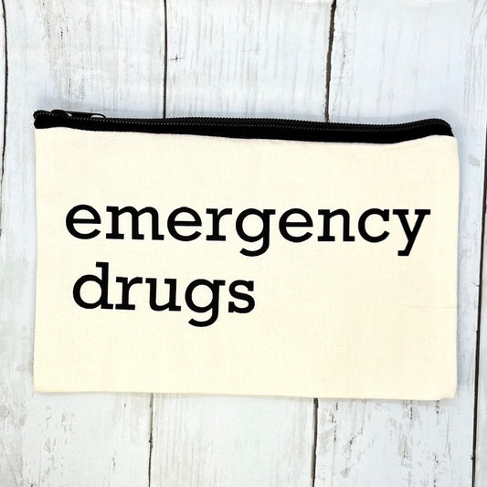 Emergency Drugs, Zipper Pouch