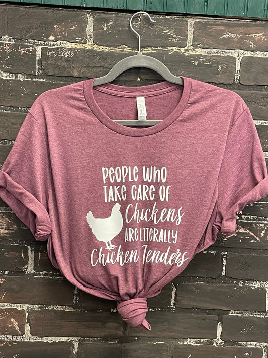 People who take care of chickens, Berry T-shirt