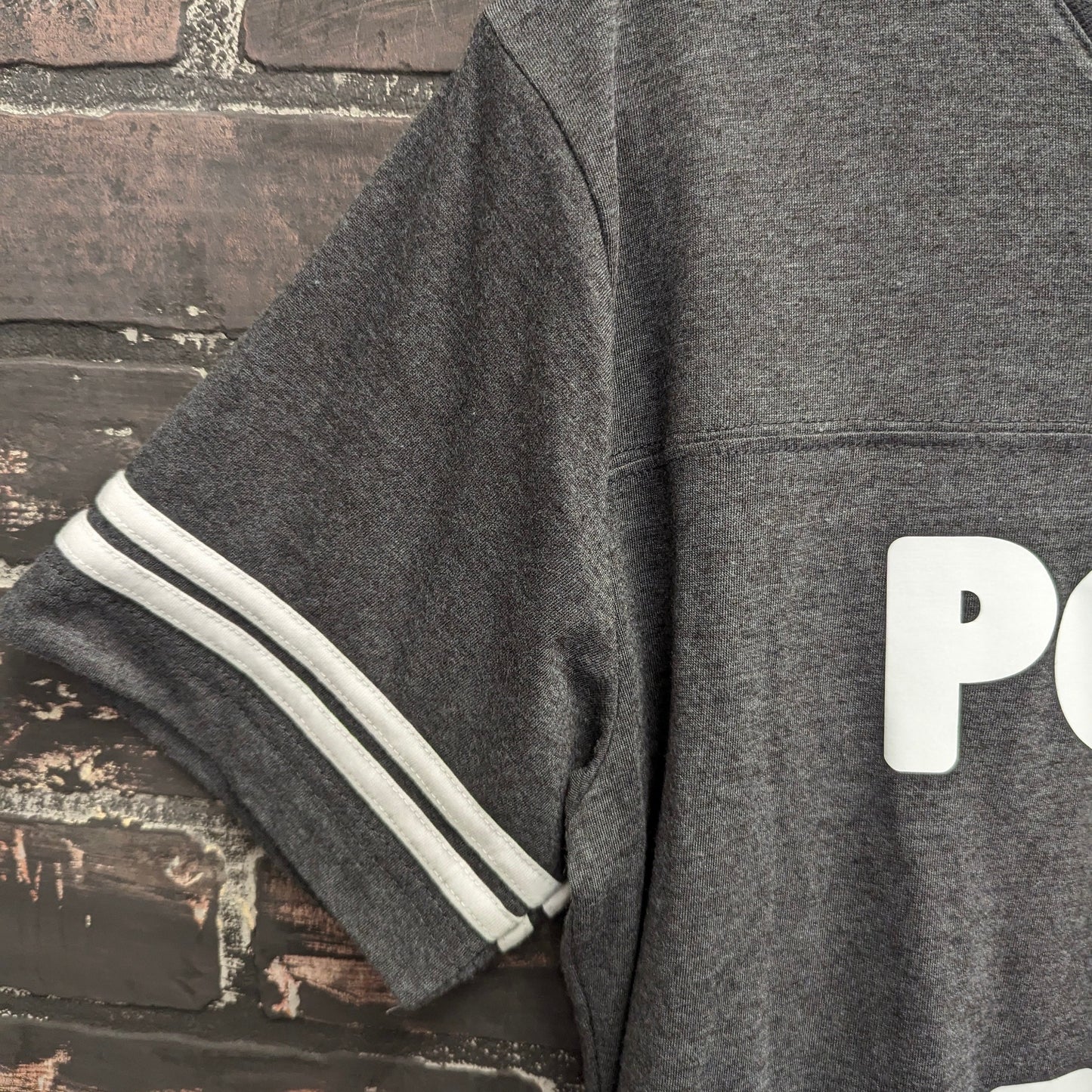 Polite As Fuck, Gray Baseball Style T-shirt