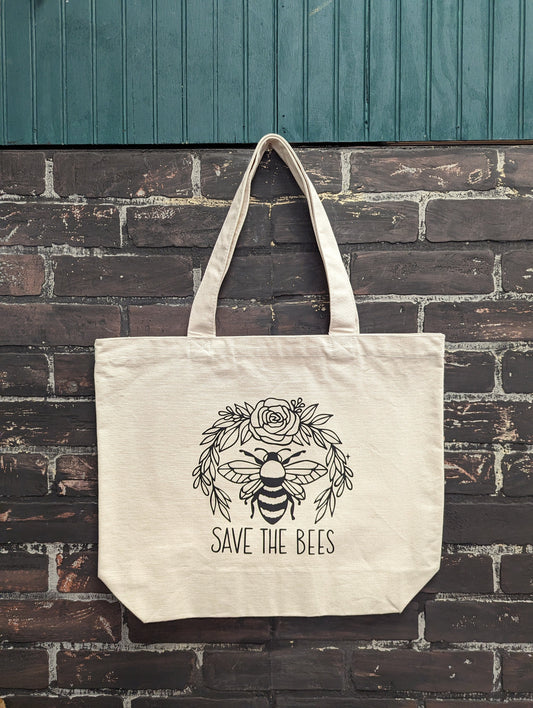 Save the Bees, Tote Bag