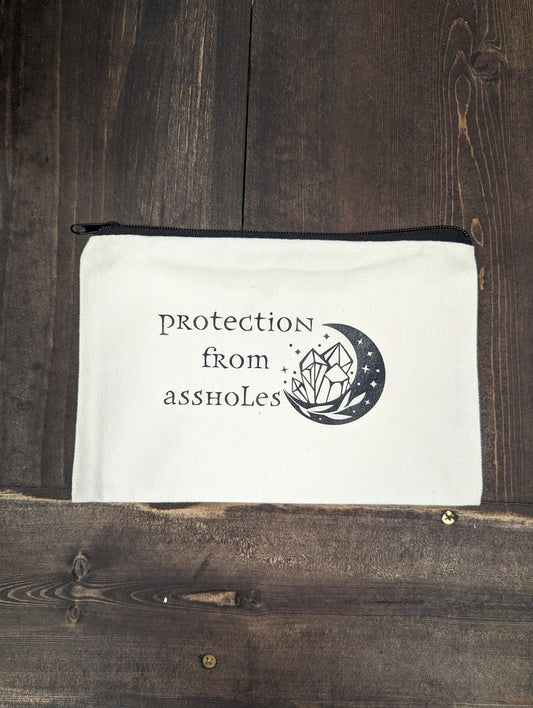 Protection from assholes, Zipper Pouch