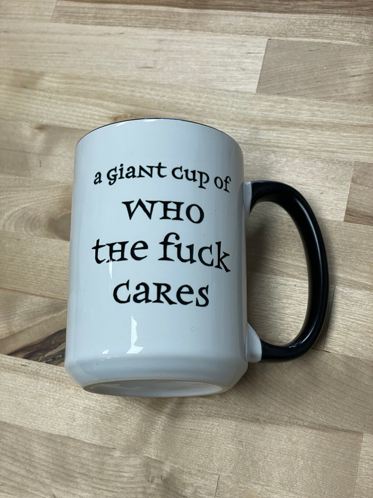 Giant Who Cares? 15oz Double-Sided Coffee Mug