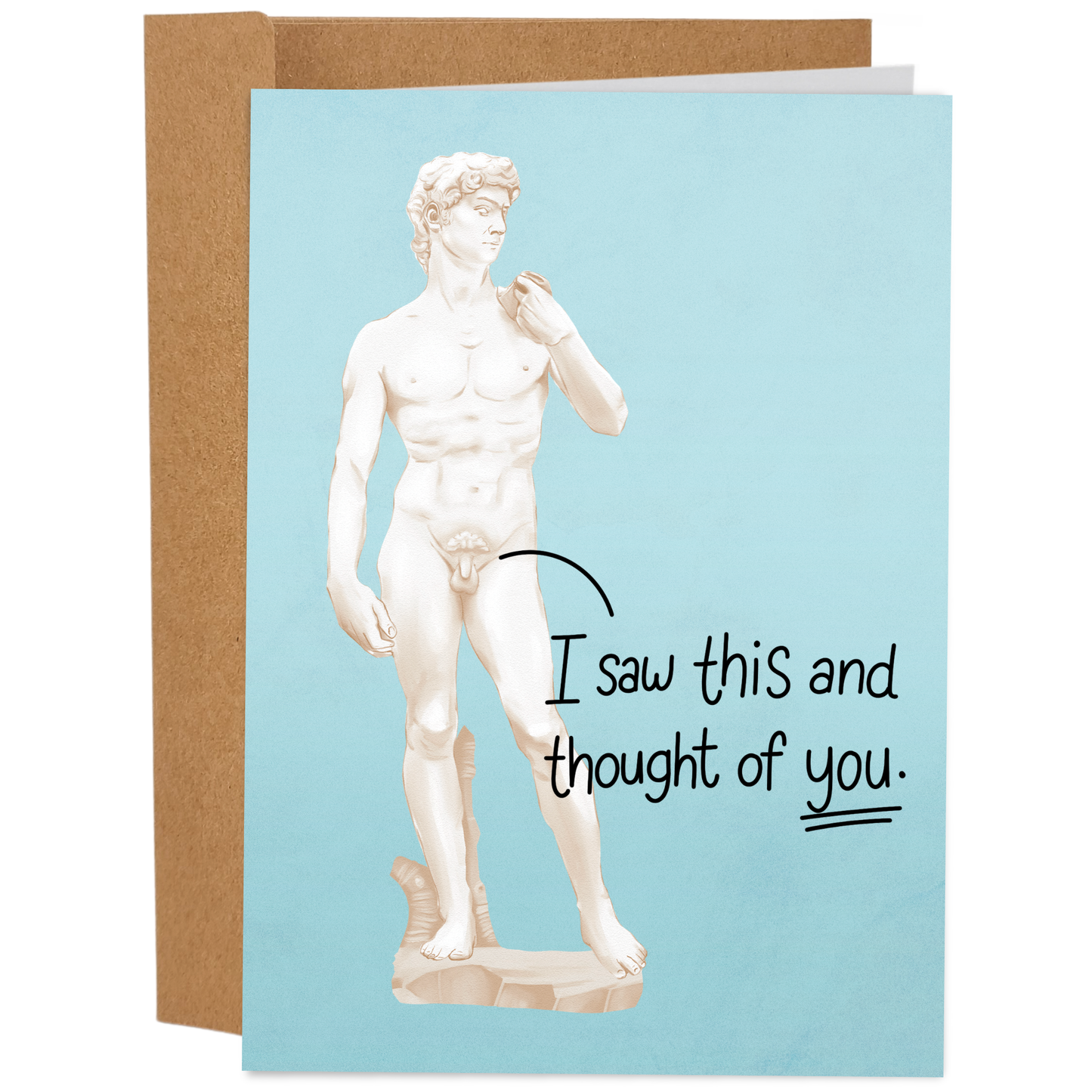 Thought Of You - Funny Greeting Card