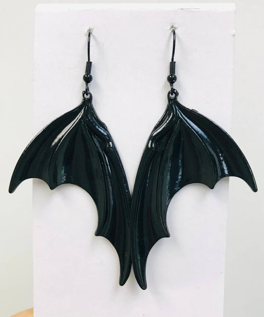 BLACK Bat Wing Earrings for Halloween SimpleNGreat