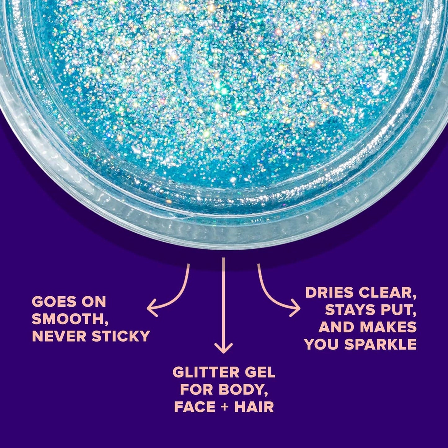 Original Glitter Gel | Sky-Blue | Body Glitter | Shimmer