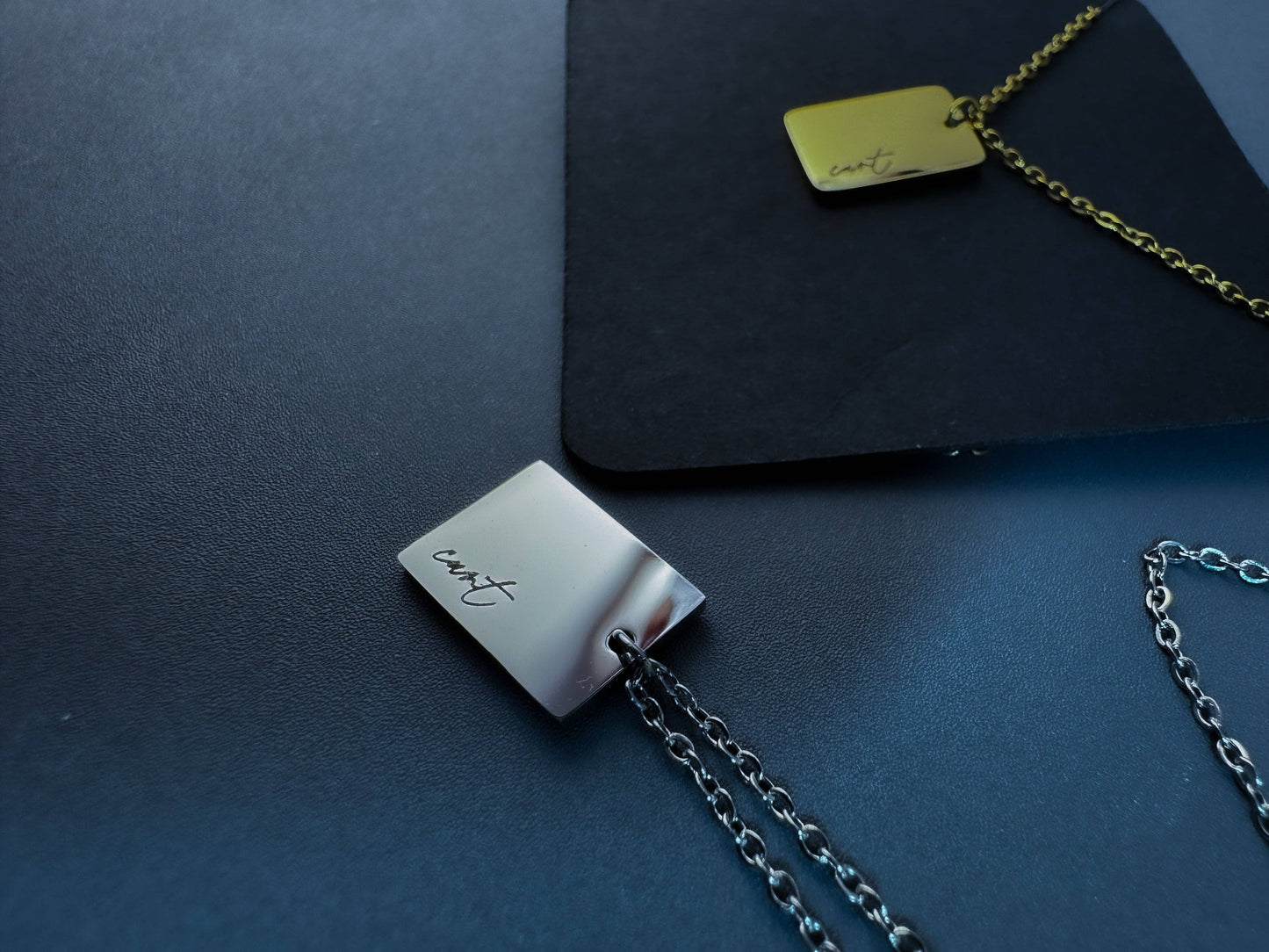 C*nt Pendant Necklace: Gold