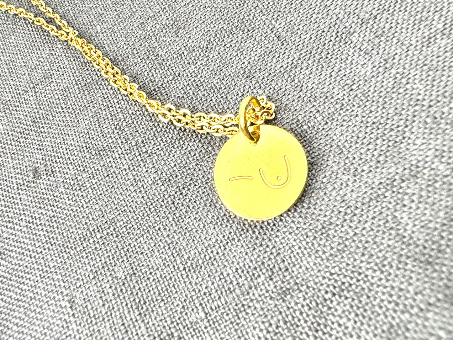 Boob Necklace: Style 1 / 18"
