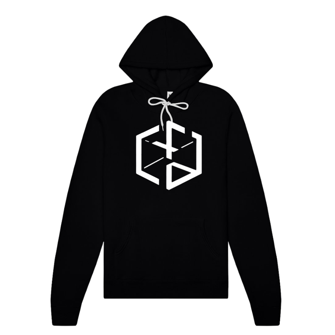 CrossFit Albuquerque- Pull Over Hoody Black/Turquoise