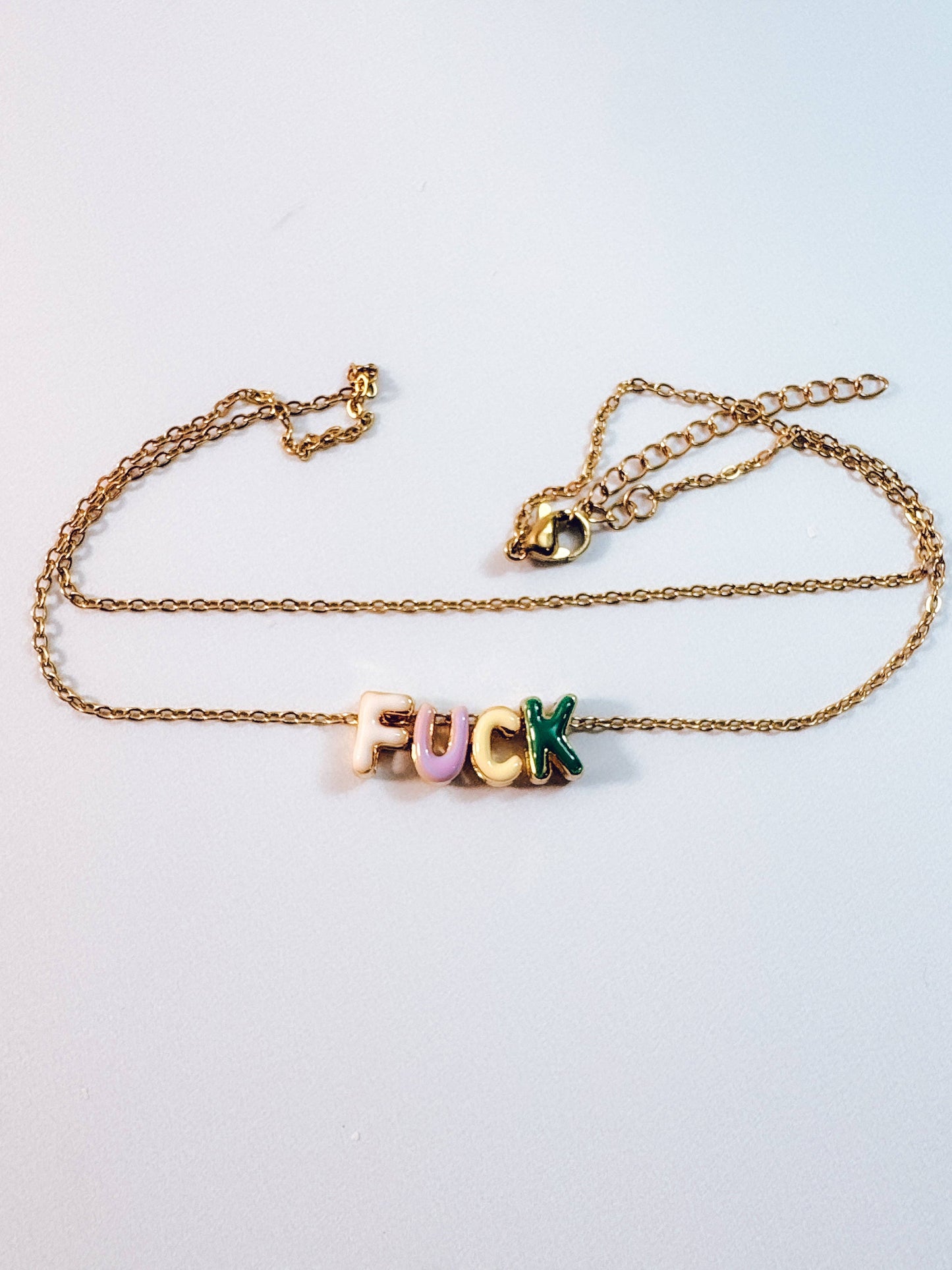 Colorful F*ck Necklace