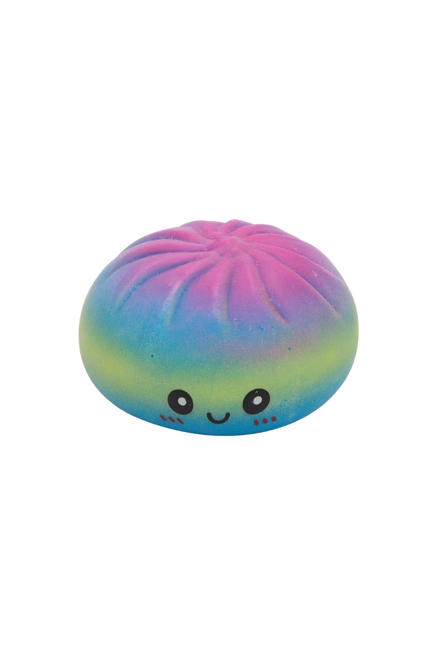 Ombre Rainbow Bao Bun Squishy – Mystery Blind Box (Slime-Filled Dumpling Toy)