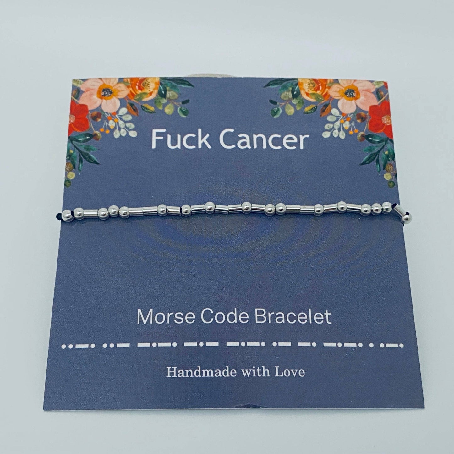 Multi style Morse Code Stretch Bracelets: I love you