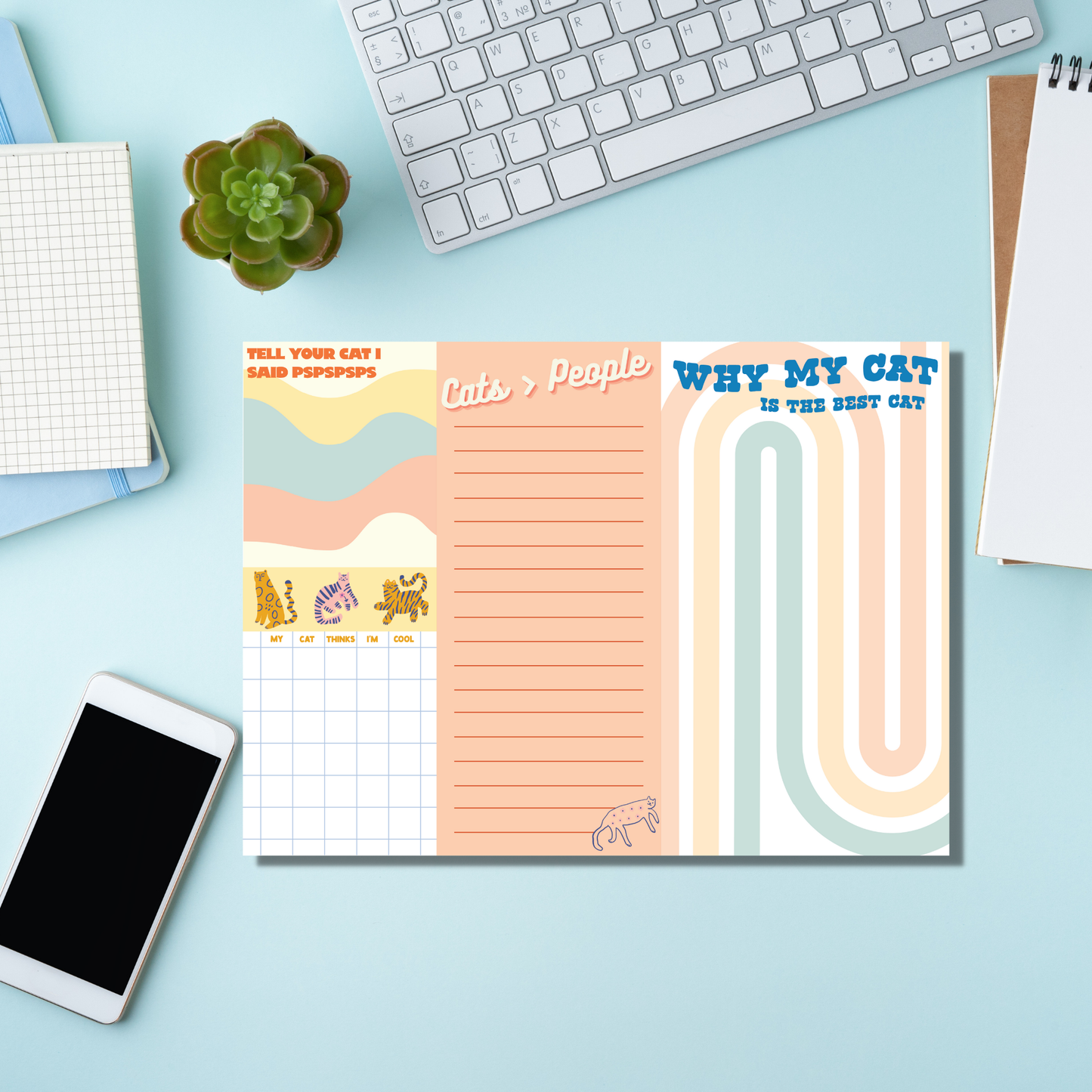 Cat Lovers Notepad FUN CLUB