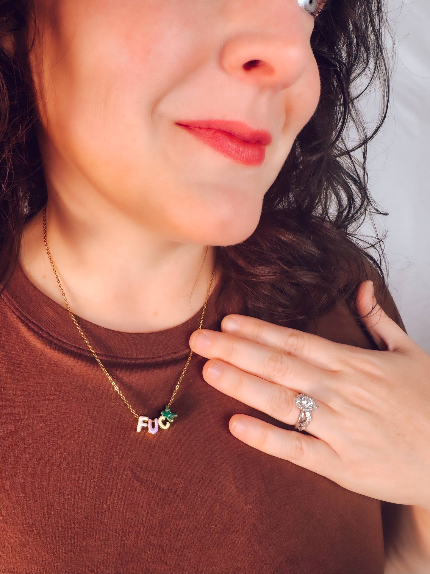 Colorful F*ck Necklace