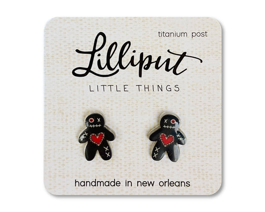 Voodoo Doll Earrings Lilliput Little Things