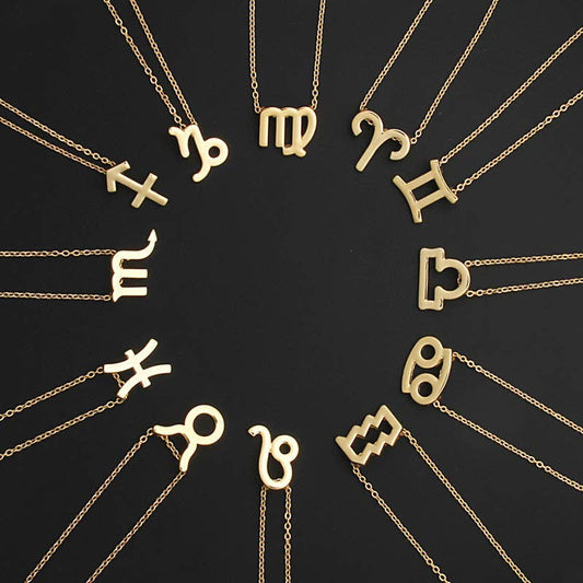 Dainty Zodiac Gold Necklace