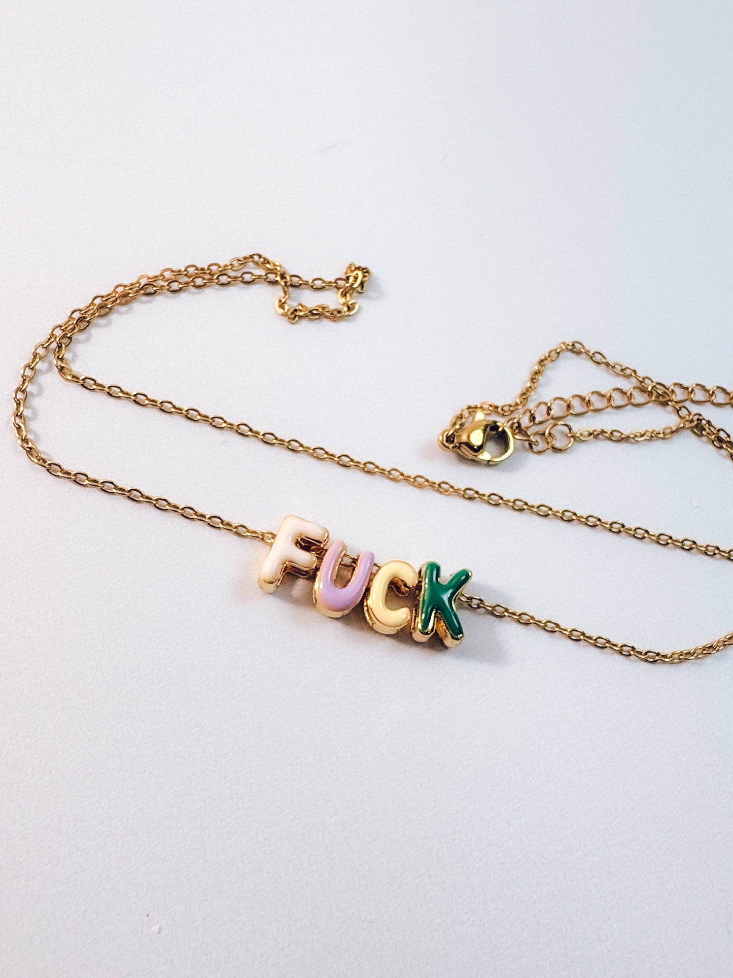 Colorful F*ck Necklace