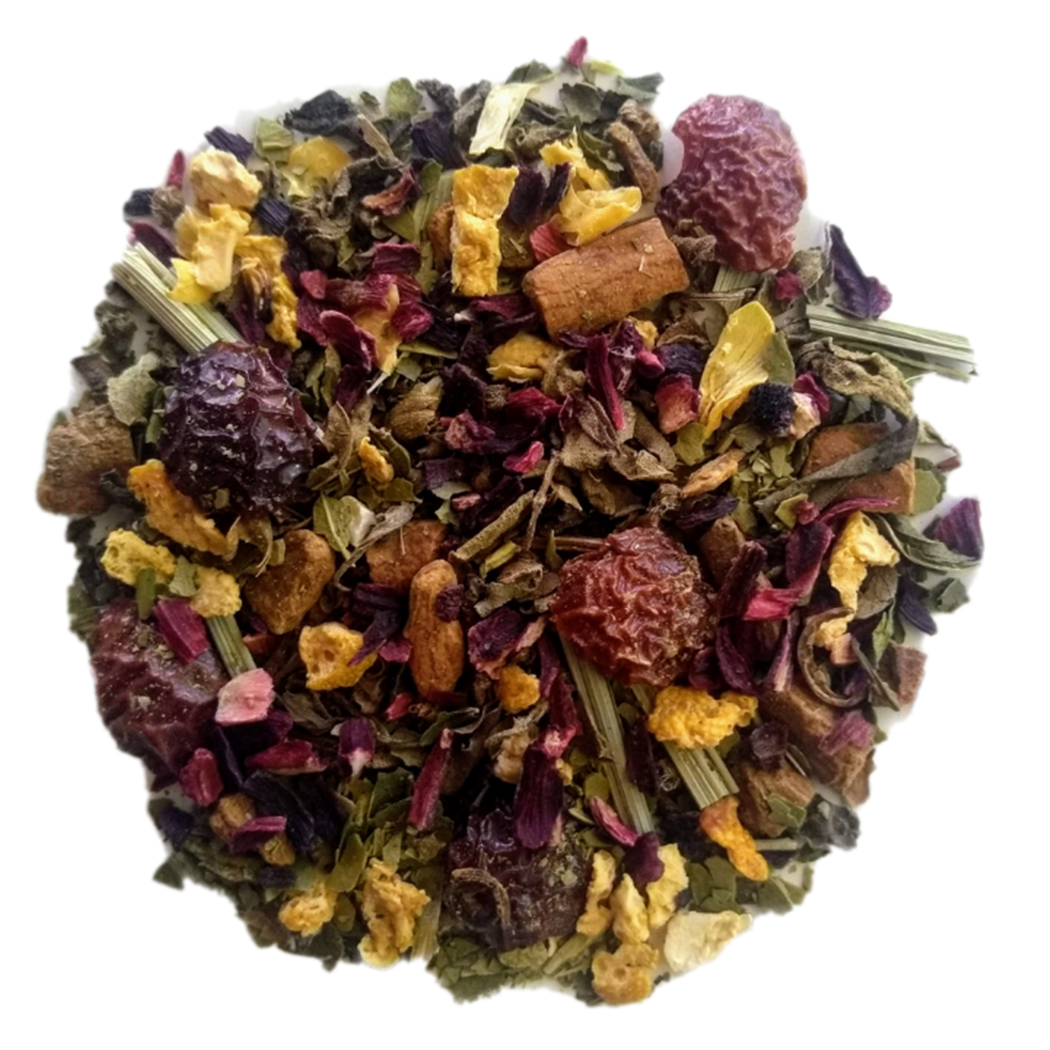 You're Fucking Awesome: refreshing caffeinated loose leaf tea blend ModestMix Teas