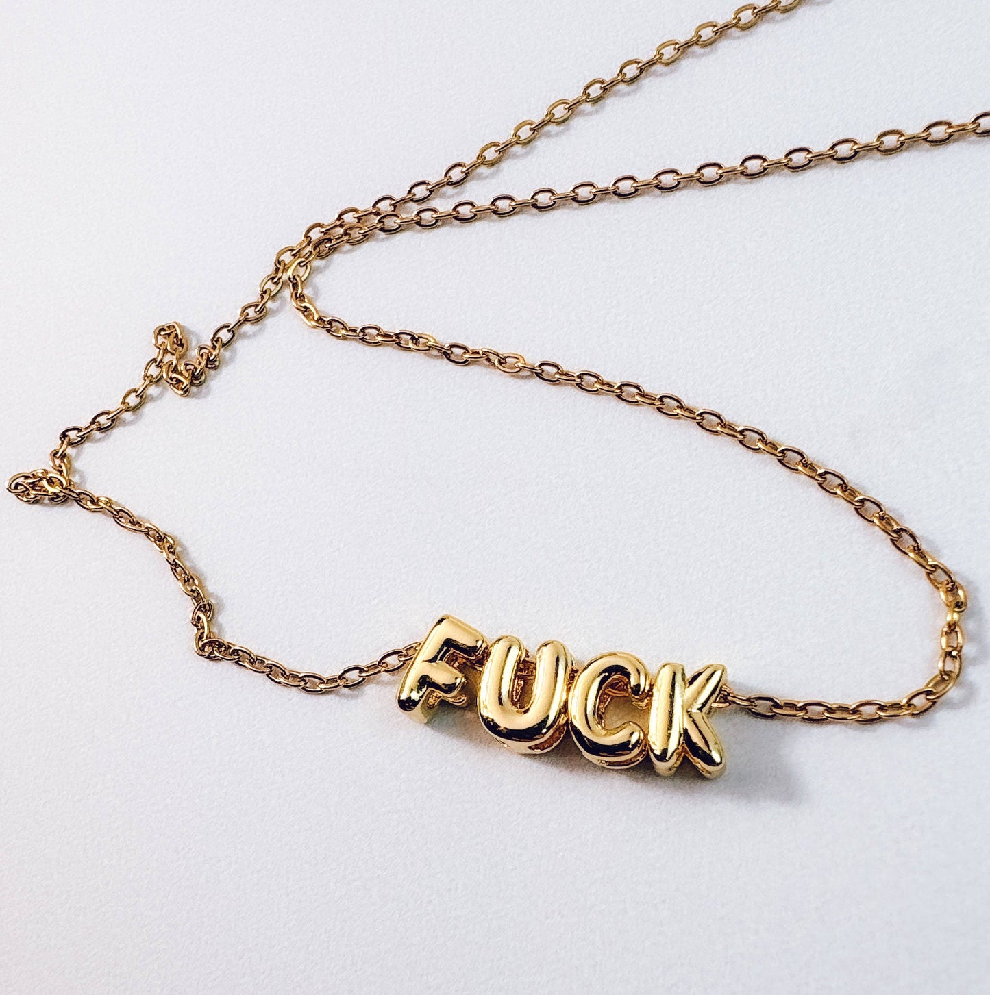 Gold F*ck Necklace