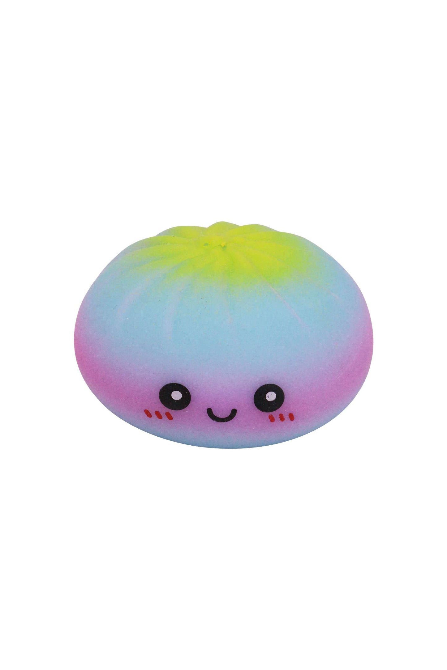 Ombre Rainbow Bao Bun Squishy – Mystery Blind Box (Slime-Filled Dumpling Toy)