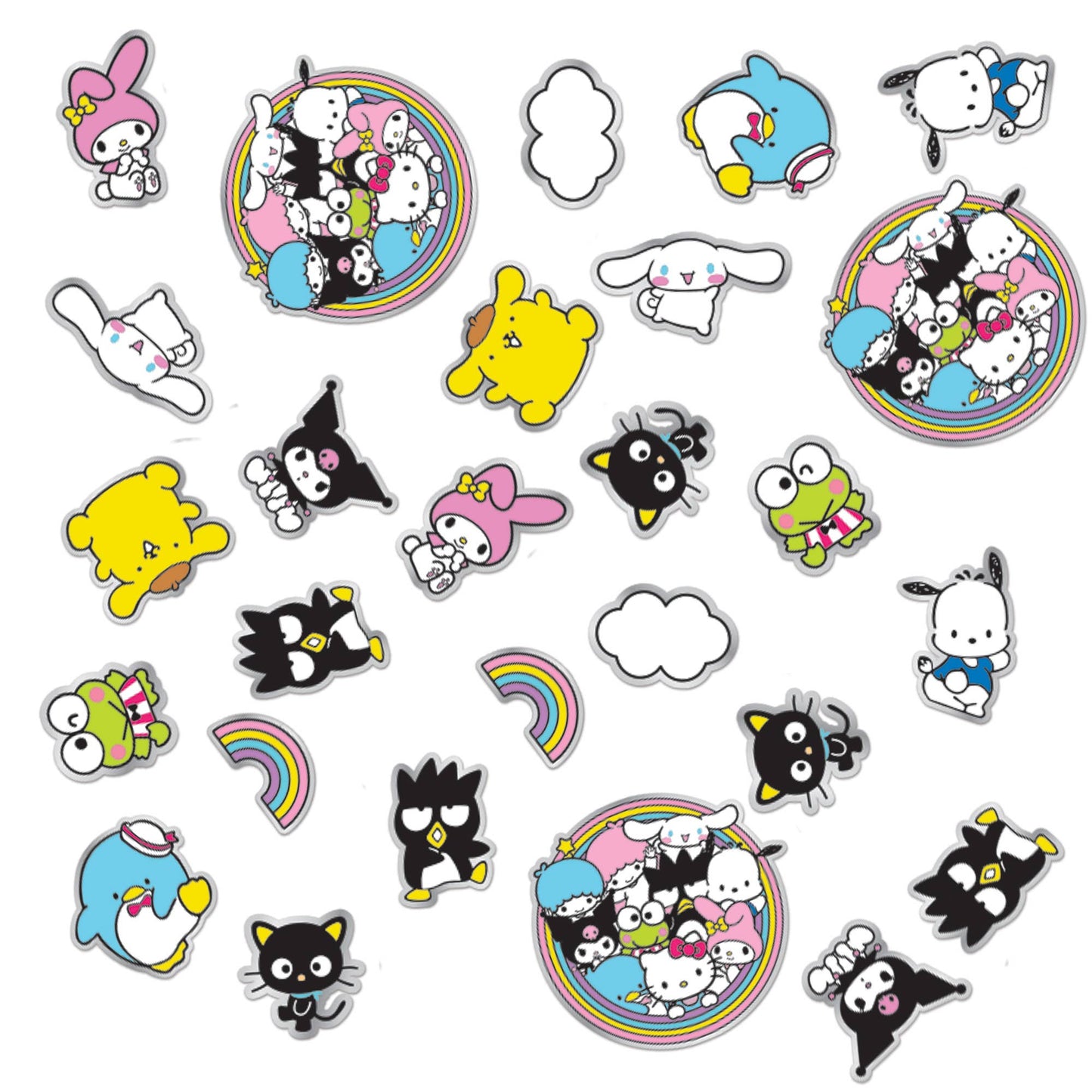 Hello Kitty And Friends Together Forever Sticker Confetti Pipsticks