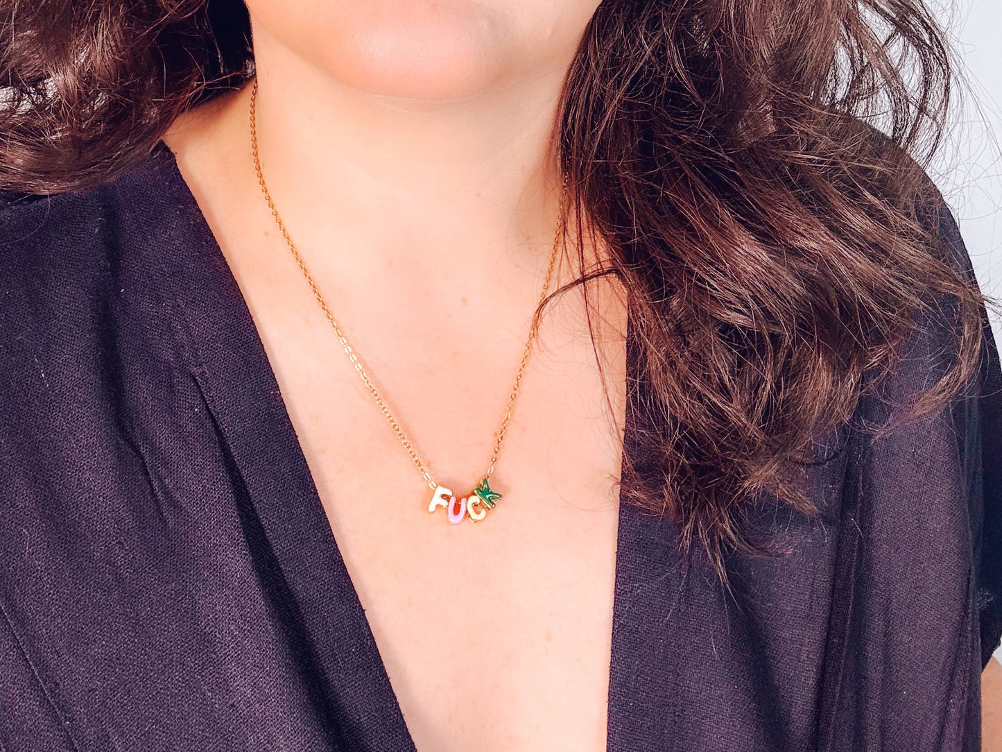 Colorful F*ck Necklace