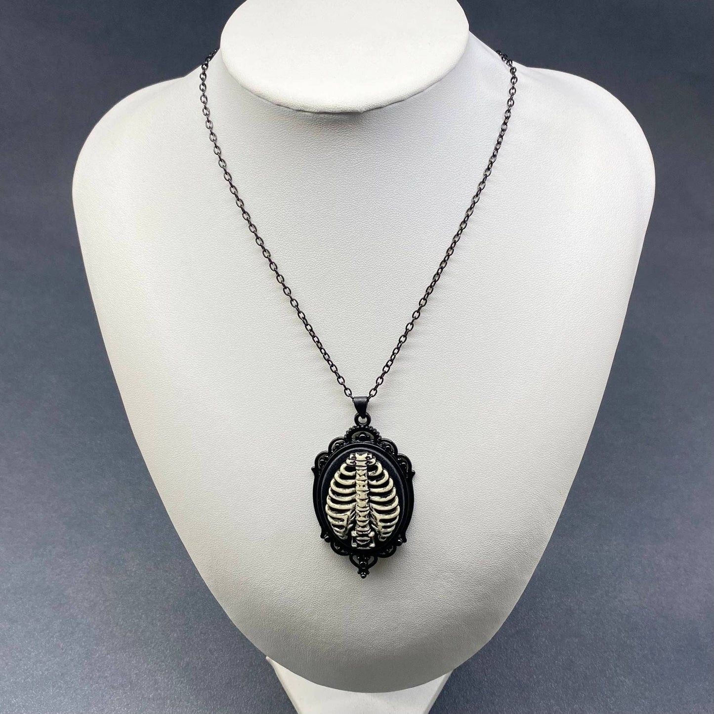 Gothic Style Pendant Black Necklace - GT: A