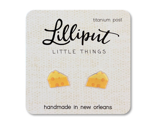 Cheese Earrings Lilliput Little Things