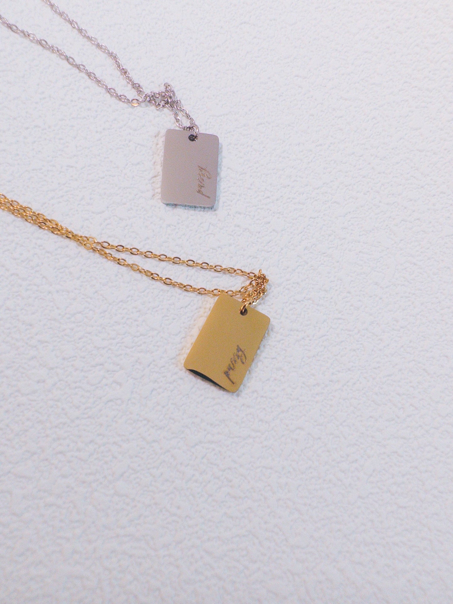 Dainty Pussy Necklace: Silver