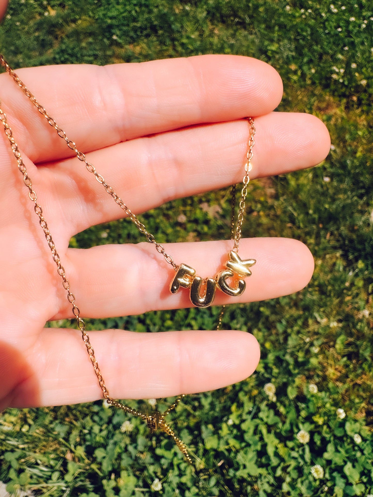 Gold F*ck Necklace