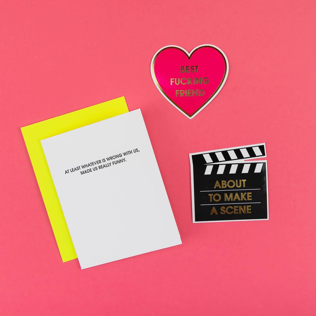 About To Make A Scene - Director's Clapboard - Funny Vinyl Sticker