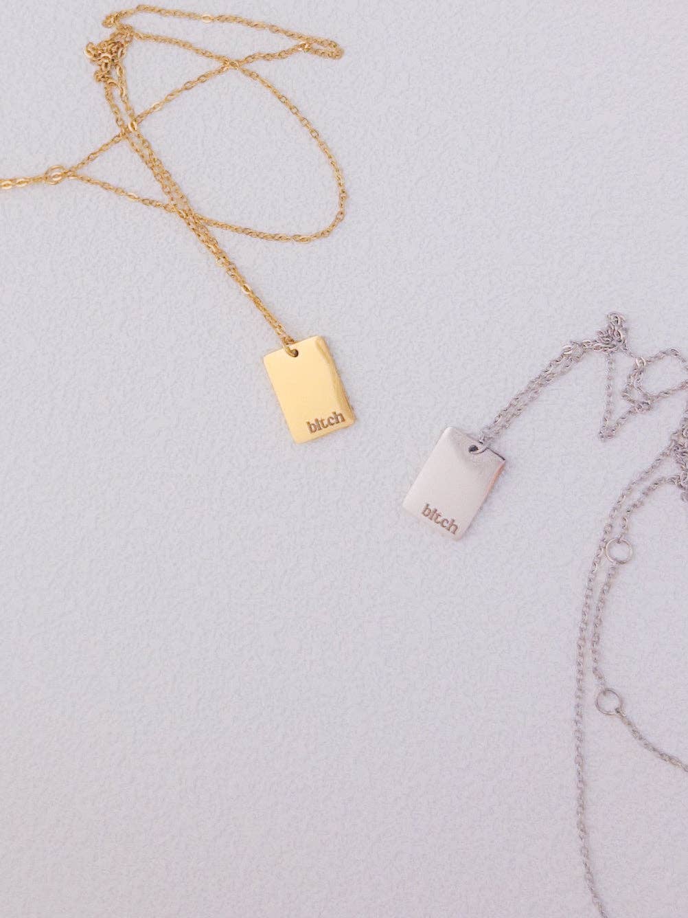Bold Bitch Necklace: Gold